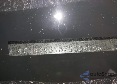 2007 Toyota Camry Se V6 из США, поврежденный, VIN 4T1BK46K57U539795